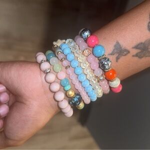 Colorful Beaded Bracelet Set